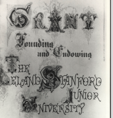 Founding Grant, Stanford University