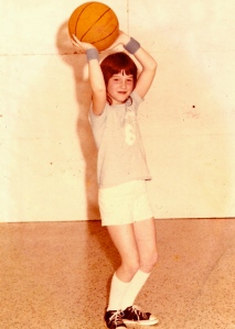 Chris, age 9, hoops