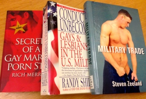 books on gays in military
